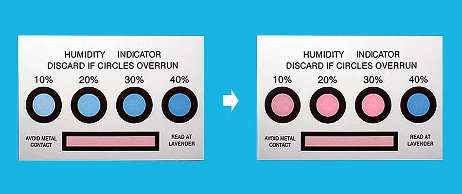 含钴湿度指示卡