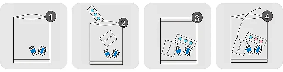 湿度指示卡使用方法